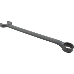 Proto - 1-3/16" 12 Point Combination Wrench - 15° Offset Angle, 15-7/8" OAL, Steel, Black Finish - USA Tool & Supply
