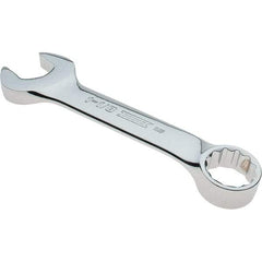 Proto - 1-1/8" 12 Point Combination Wrench - 15° Offset Angle, 8-29/32" OAL, Steel, Full Polish Finish - USA Tool & Supply