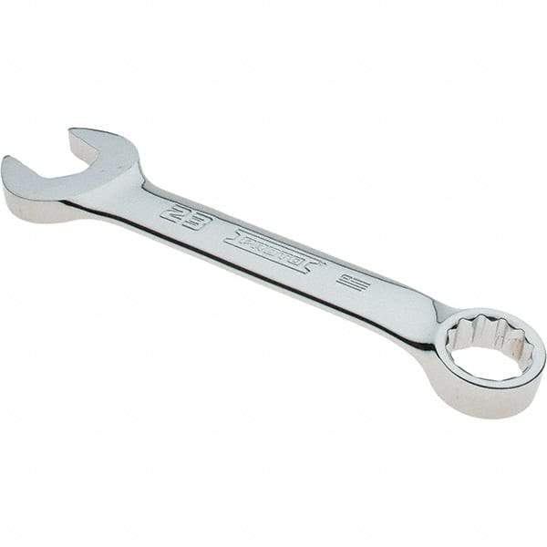 Proto - 23mm 12 Point Combination Wrench - 15° Offset Angle, 8-19/64" OAL, Steel, Full Polish Finish - USA Tool & Supply