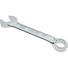 Proto - 23mm 12 Point Combination Wrench - 15° Offset Angle, 8-19/64" OAL, Steel, Full Polish Finish - USA Tool & Supply
