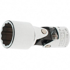Proto - 3/8" Drive, Standard Hand Socket - 12 Points, 2-1/4" OAL, Steel, Full Polish Finish - USA Tool & Supply