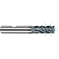 Fraisa - 1/2, 1-1/4" LOC, 1/2" Shank Diam, 3-1/4" OAL, 4 Flute Solid Carbide Square End Mill - USA Tool & Supply