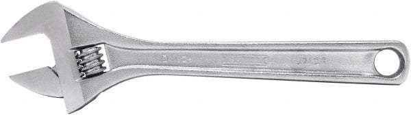 Proto - 1-5/16" Jaw Capacity, 10" Standard Adjustable Wrench - Steel, Polished Finish, 10" OAL - USA Tool & Supply