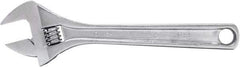 Proto - 1-5/16" Jaw Capacity, 10" Standard Adjustable Wrench - Steel, Polished Finish, 10" OAL - USA Tool & Supply