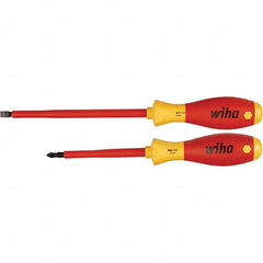 Wiha - Screwdriver Sets Screwdriver Types Included: Slotted; Phillips Number of Pieces: 2 - USA Tool & Supply