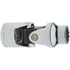 Proto - 3/8" Drive, Standard Hand Socket - 12 Points, 2" OAL, Chrome Vanadium, Full Polish Finish - USA Tool & Supply