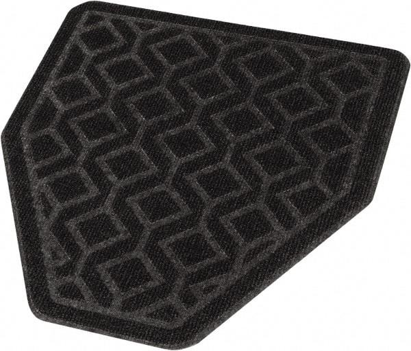 PRO-SOURCE - Olefin & Latex Disposable Urinal Mat - Black, Unscented Scented - USA Tool & Supply