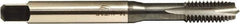 Emuge - M10x1.50 Metric, 3 Flute, NE2 Finish, HSS-E Spiral Point Tap - Plug Chamfer, Right Hand Thread, 100mm OAL, 22mm Thread Length, 0.381" Shank Diam, 6H Class of Fit - Exact Industrial Supply