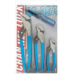 Channellock - 4 Piece Grooved Tongue & Groove Pliers - Comes in Clamshell - USA Tool & Supply