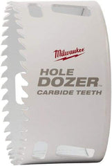 Milwaukee Tool - 1-3/8" Diam, 1-5/8" Cutting Depth, Hole Saw - Carbide-Tipped Saw, Toothed Edge - USA Tool & Supply