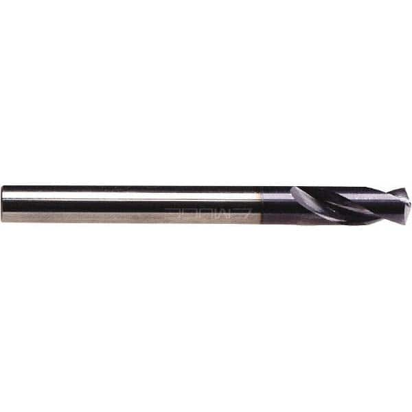 Emuge - 3/8" Body Diam, 142°, 3" OAL, Solid Carbide Spotting Drill - USA Tool & Supply