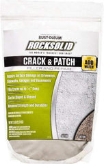 Rust-Oleum - 3 Lb Bag Crack-N-Patch - Concrete Gray, 1.5 Sq Ft Coverage - USA Tool & Supply