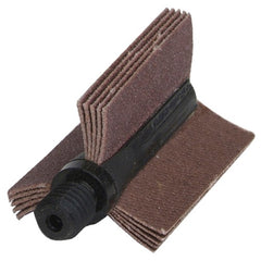 5 1/2″ × 1 1/2″ Bore Polisher 240 Grit Very Fine Aluminum Oxide Fits 3 1/8″-4″ Inside Diameter X Weight Cotton/Poly Backing - USA Tool & Supply