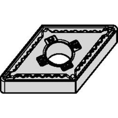 DNMG 432 Double-sided|G WM15CT, 1/32″ Corner Radius, 3/16″ Thick, 1/2″ Inscribed Circle, TiN, Turning Indexable Insert - USA Tool & Supply