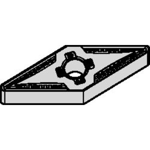 VNMG 331 Double-sided|G WK20CT, 1/64″ Corner Radius, 3/16″ Thick, 3/8″ Inscribed Circle, TiN, Turning Indexable Insert - USA Tool & Supply