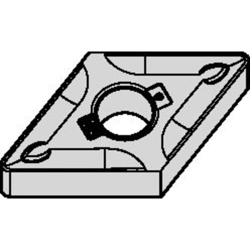DNMG 432 Double-sided|G WP35CT, 1/32″ Corner Radius, 3/16″ Thick, 1/2″ Inscribed Circle, TiN, Turning Indexable Insert - USA Tool & Supply