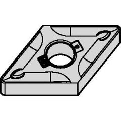 DNMG 432 Double-sided|G WP35CT, 1/32″ Corner Radius, 3/16″ Thick, 1/2″ Inscribed Circle, TiN, Turning Indexable Insert - USA Tool & Supply