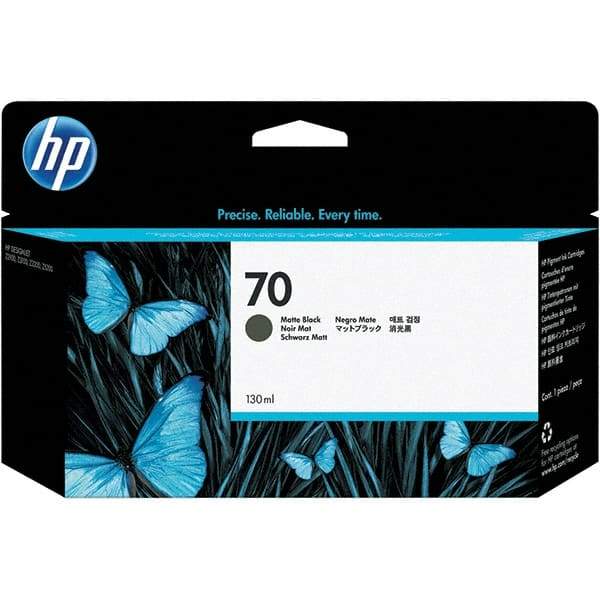 Hewlett-Packard - Matte Black Ink Cartridge - Use with HP Designjet Z2100 - USA Tool & Supply