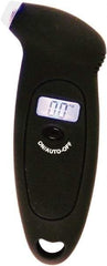 Milton - 5 to 100 psi Digital Ball Tire Pressure Gauge - LR44 Battery - USA Tool & Supply