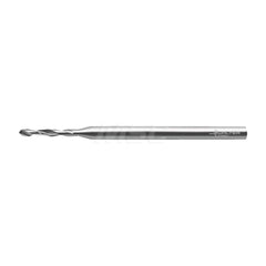 Micro Drill Bit: 0.0303″ Dia, 118 °, Solid Carbide Bright/Uncoated, RH Cut, Straight-Cylindrical Shank, Series DB130 Advance