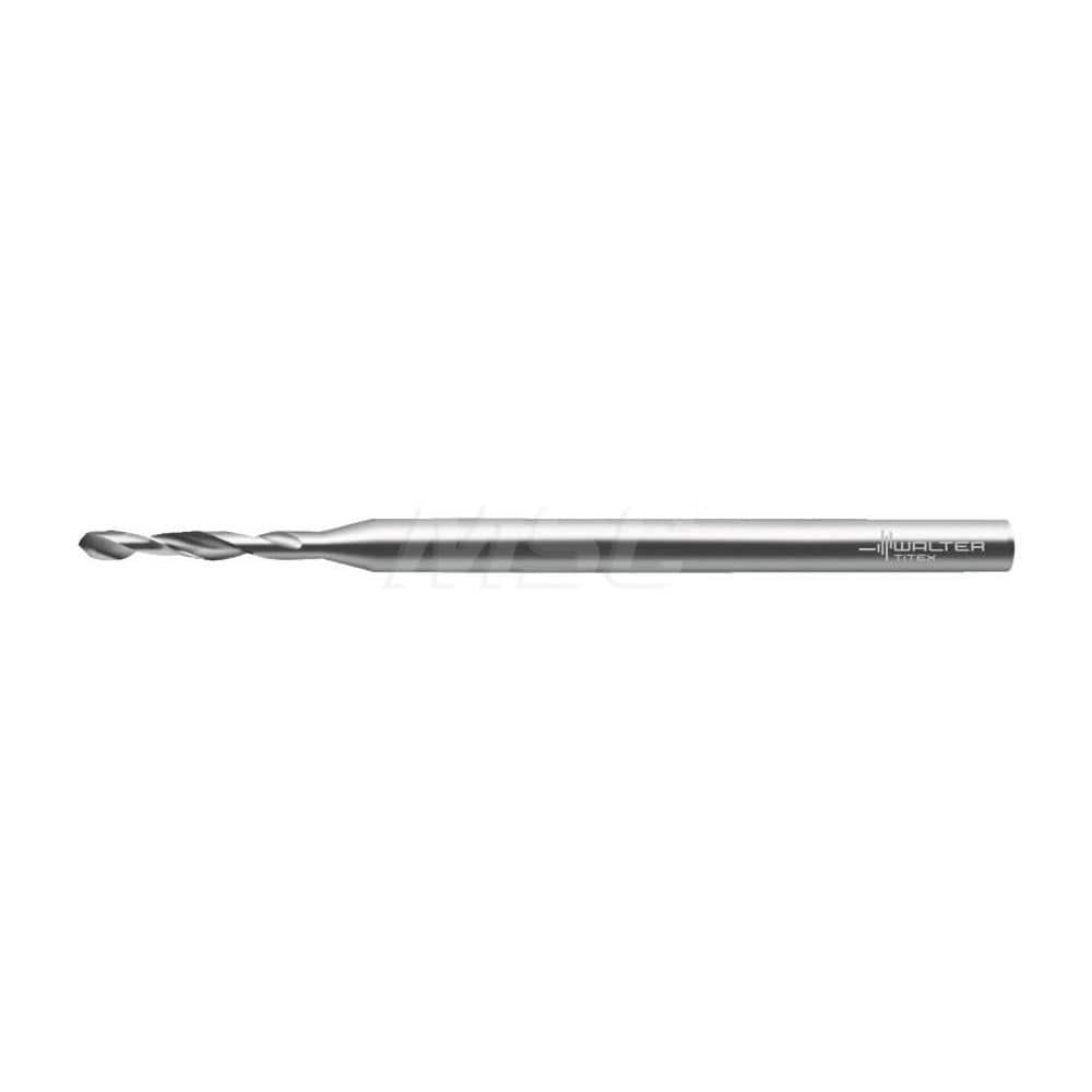 Micro Drill Bit: 0.011″ Dia, 118 °, Solid Carbide Bright/Uncoated, RH Cut, Straight-Cylindrical Shank, Series DB130 Advance