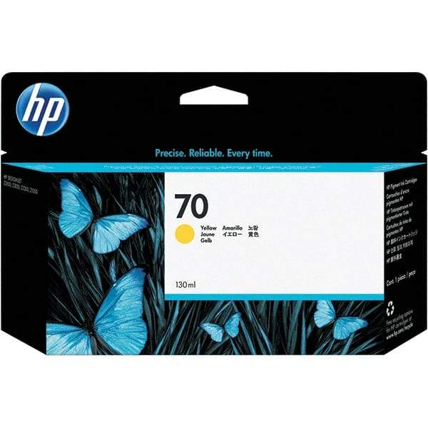 Hewlett-Packard - Yellow Ink Cartridge - Use with HP Designjet Z2100 - USA Tool & Supply