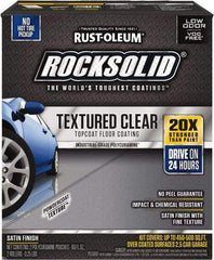 Rust-Oleum - 120 oz Satin Textured Topcoat - Low Odor & Chemical Resistant - USA Tool & Supply
