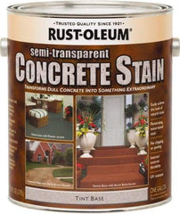 Rust-Oleum - 1 Gal Tint Base Concrete Coating - Low Odor & Chemical Resistant - USA Tool & Supply