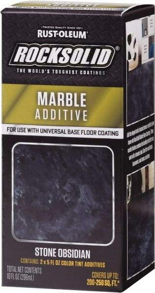 Rust-Oleum - 10 oz Stone Obsidian Color System Additive - Low Odor & Chemical Resistant - USA Tool & Supply