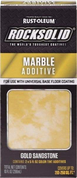 Rust-Oleum - 10 oz Gold Sandstone Color System Additive - Low Odor & Chemical Resistant - USA Tool & Supply