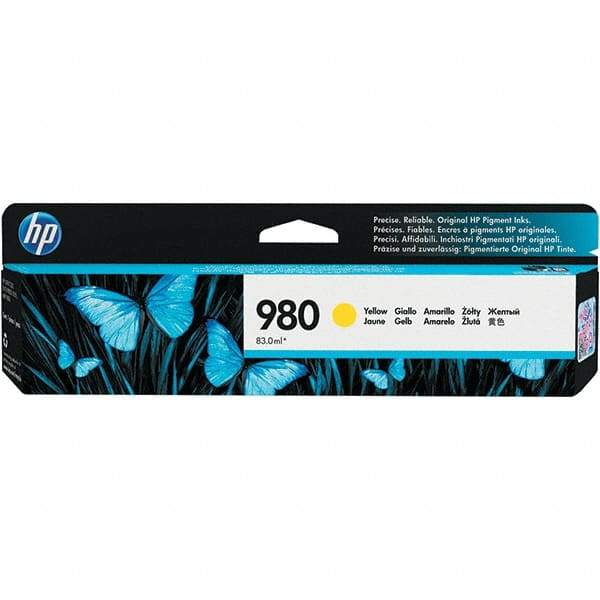 Hewlett-Packard - Yellow Ink Cartridge - Use with HP Officejet X555dn, X555xh, X585dn, X585f, X585z - USA Tool & Supply