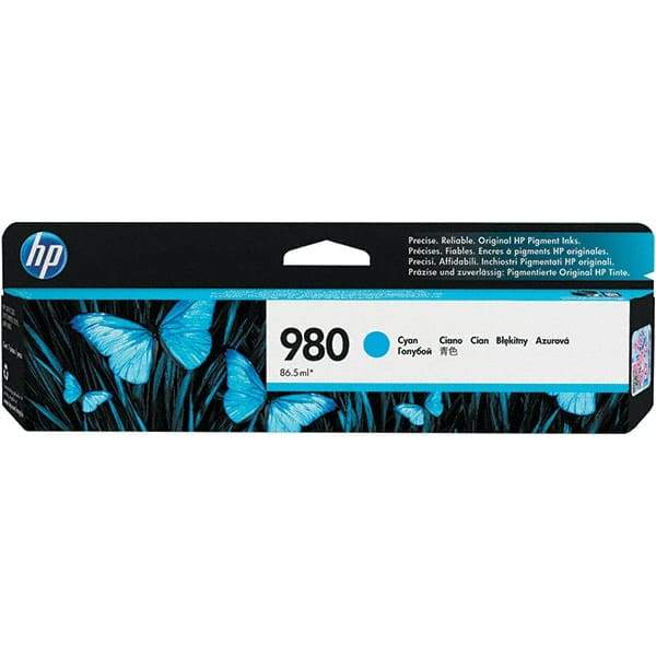 Hewlett-Packard - Cyan Ink Cartridge - Use with HP Officejet X555dn, X555xh, X585dn, X585f, X585z - USA Tool & Supply