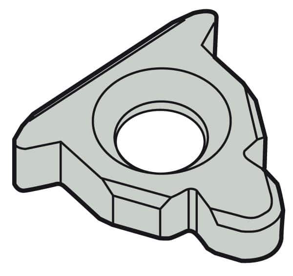 Seco - 1/2" Insert Inscribed Circle, Right & Left Hand Anvil for Indexables - 1° Helix Angle, 22 Tool Holder Insert Dimension - USA Tool & Supply