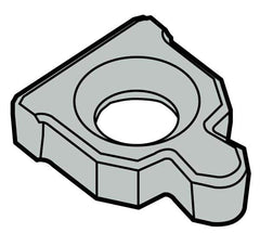 Seco - 0.37" Insert Inscribed Circle, Right & Left Hand Anvil for Indexables - 1° Helix Angle, 16 Tool Holder Insert Dimension - USA Tool & Supply