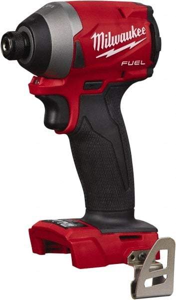 Milwaukee Tool - 18 Volt, 1/4" Drive, 167 Ft/Lb Torque, Cordless Impact Driver - 3600 RPM, Lithium-Ion, Bare Tool - USA Tool & Supply