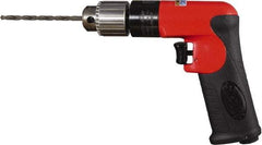 Sioux Tools - 1/4" Keyed Chuck - Pistol Grip Handle, 3,000 RPM, 12 LPS, 0.5 hp, 90 psi - USA Tool & Supply