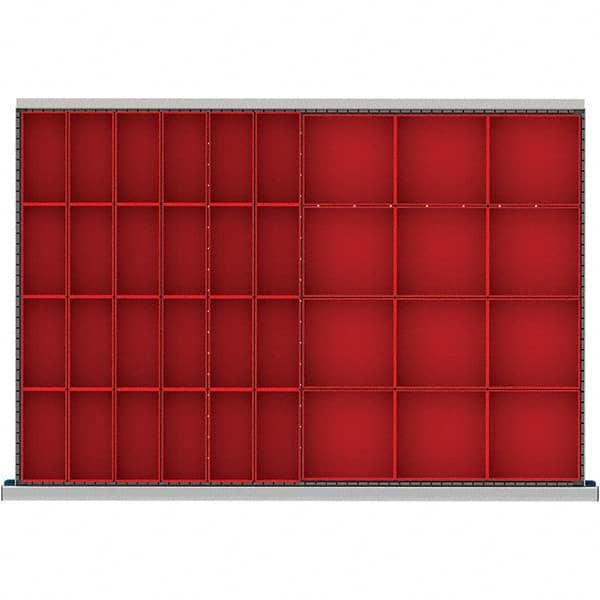 LISTA - 36-Compartment Drawer Divider Layout for 3.15" High Drawers - USA Tool & Supply