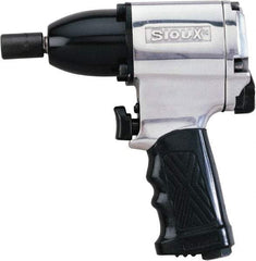 Sioux Tools - 3/8" Drive, 10,000 RPM, 310 Ft/Lb Torque Impact Wrench - Pistol Grip Handle, 1,300 IPM, 2.5 CFM, 90 psi, 1/4" Inlet - USA Tool & Supply