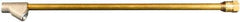 Milton - 150 Max psi Closed Check Brass Air Chuck - Straight Chuck, 1/4 FNPT - USA Tool & Supply