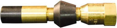 Milton - 150 Max psi Closed Check Brass Air Chuck - Straight Push On Chuck, 1/4 FNPT - USA Tool & Supply