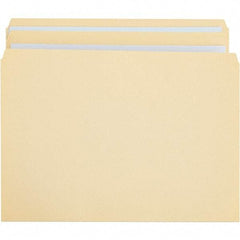 UNIVERSAL - 9-5/8 x 11-3/4", Letter Size, Manila, File Folders with Top Tab - 11 Point Stock, Straight Tab Cut Location - USA Tool & Supply
