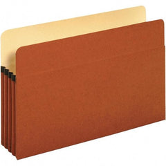 UNIVERSAL - 9-5/8 x 14-3/4", Legal, Redrope, Expansion Folders - Straight Tab Cut Location - USA Tool & Supply
