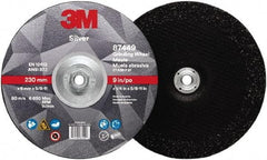 3M - Depressed-Center Wheels Wheel Diameter (Inch): 9 Wheel Thickness (Decimal Inch): 0.2500 - USA Tool & Supply