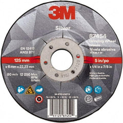3M - Depressed-Center Wheels Wheel Diameter (Inch): 5 Wheel Thickness (Decimal Inch): 0.2500 - USA Tool & Supply