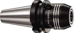 Schunk - BT40 Taper Shank, 20mm Hole Diam, Hydraulic Tool Holder/Chuck - 38mm Nose Diam, 72.5mm Projection, 51mm Clamp Depth, 25,000 RPM, Through Coolant - Exact Industrial Supply