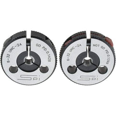 SPI - Ring Thread Go/No Gages Go/No Go: Go; No Go Thread Size: #8-32 - USA Tool & Supply