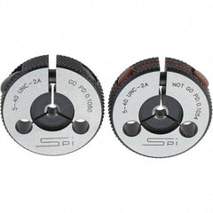 SPI - Ring Thread Go/No Gages Go/No Go: Go; No Go Thread Size: #5-40 - USA Tool & Supply