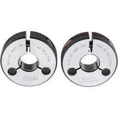 SPI - Ring Thread Go/No Gages Go/No Go: Go; No Go Thread Size: 3/4-20 - USA Tool & Supply