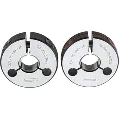 SPI - Ring Thread Go/No Gages Go/No Go: Go; No Go Thread Size: 3/4-16 - USA Tool & Supply