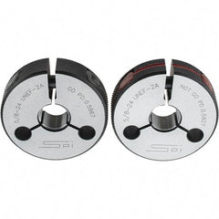 SPI - Ring Thread Go/No Gages Go/No Go: Go; No Go Thread Size: 5/8-24 - USA Tool & Supply